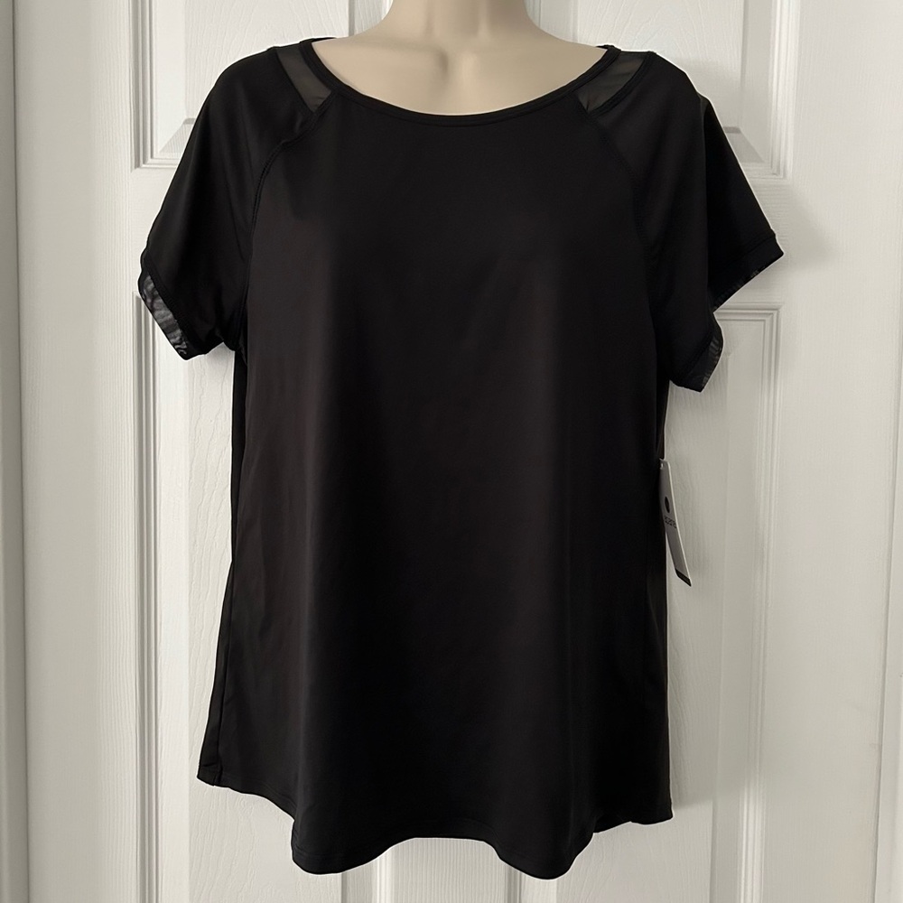 Black Workout Tee Size M